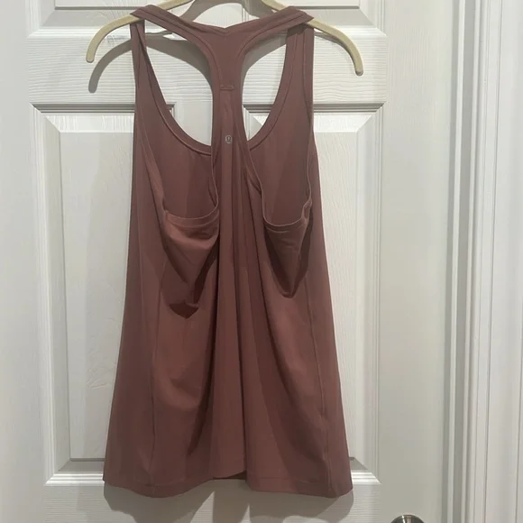 Lululemon Cool Racerback Tank Nulu, NWT, Dusty Pink, Size 18 #716 - Picture 3 of 3